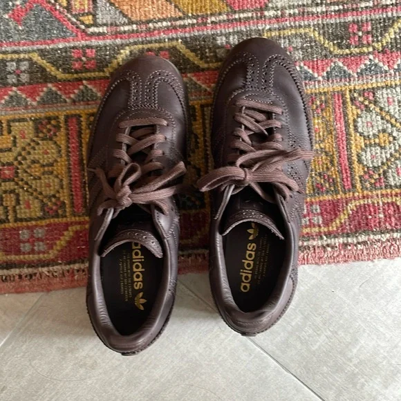 🦃 ADIDAS SAMBA BROGUE BROWN 🦃 - Picture 1 of 6